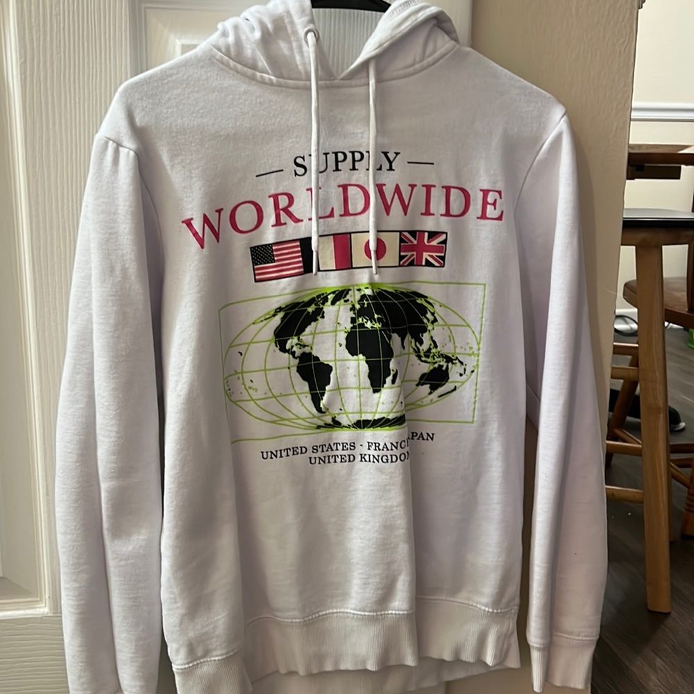 Cotton On hoodie white